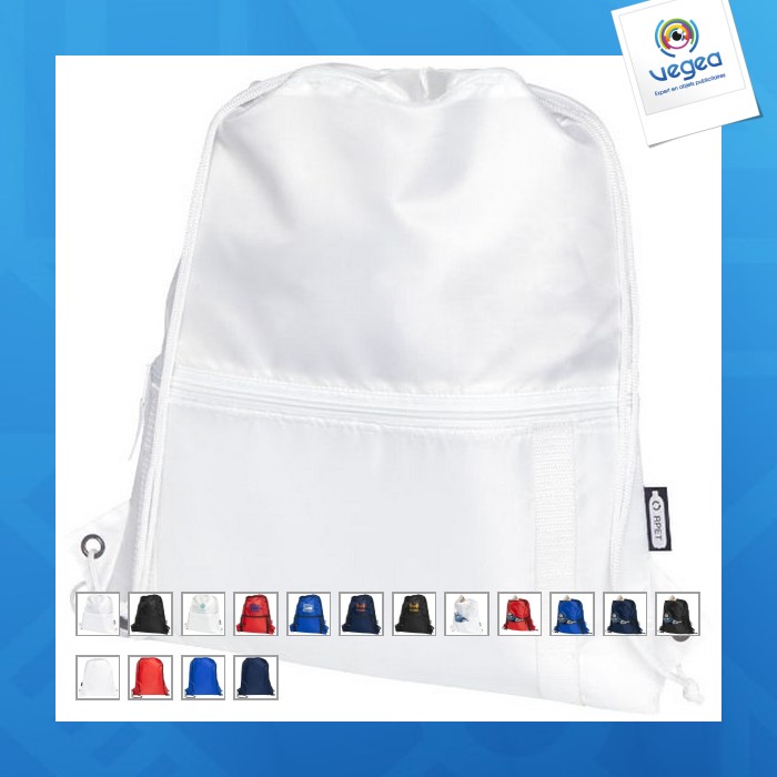 9 l recycled cooler bag with drawstring adventure