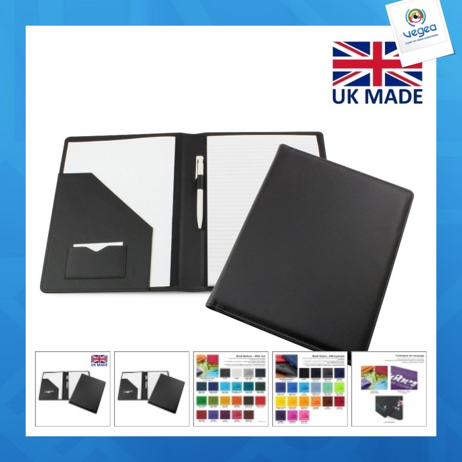 A4 conference folder in pu, rpet or leather