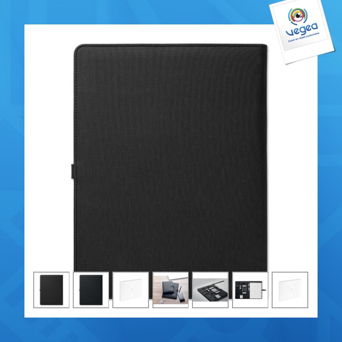 A4 conference folder with wireless charger