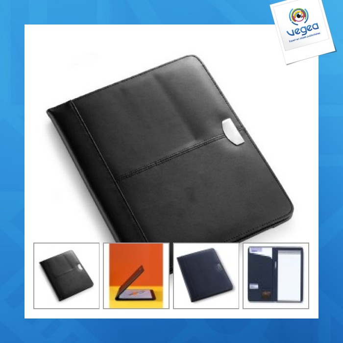 A4 leather conference folder