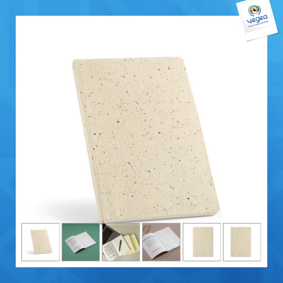 A5 notebook recycled as beer waste