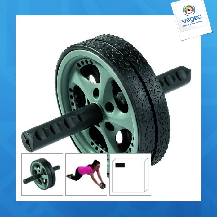 Abdominal muscle trainer sport wheel