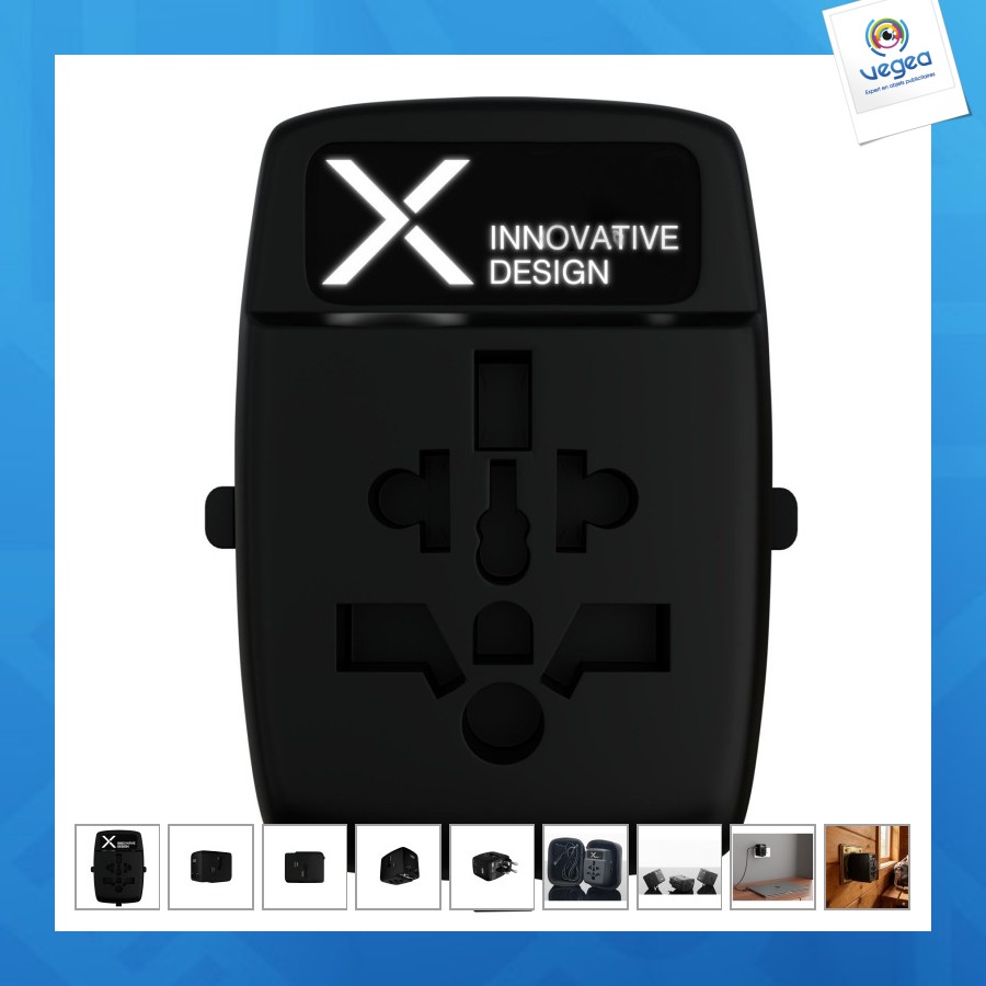 Adaptateur international 65w câble import