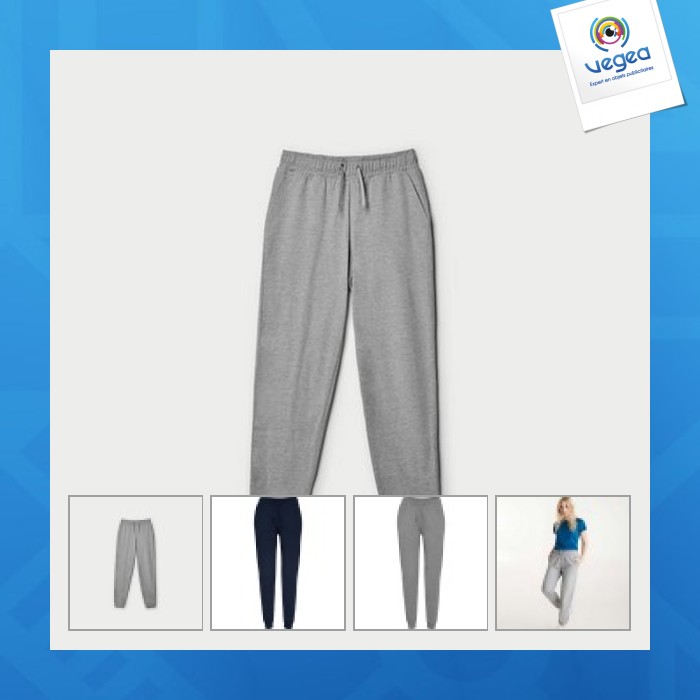 Adelpho woman - sweatpants, with wide adjustable waistband and drawstring