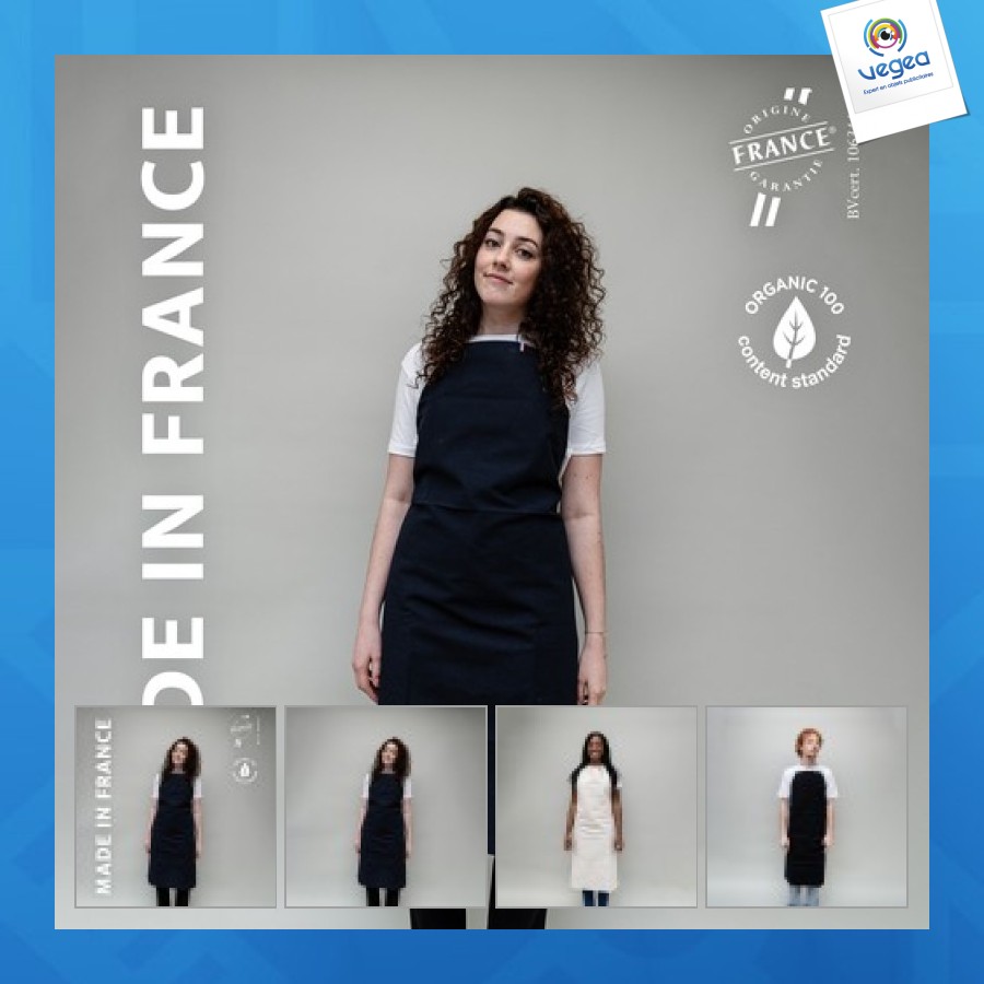 Adult apron without pocket michel