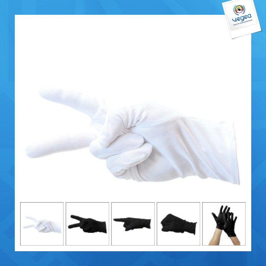 Adult black gloves