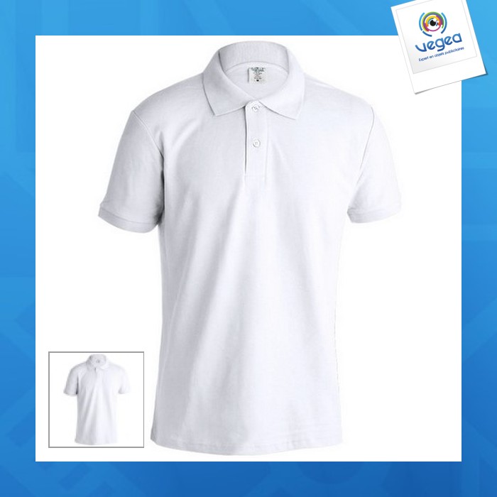 Adult polo white "keya" mps180