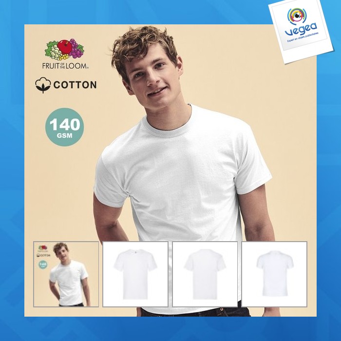 Adult white t-shirt - original t
