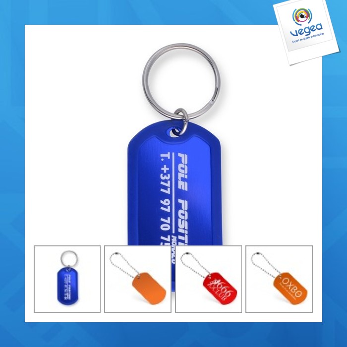 Aluminium gi plate with embossed logo - p.u.h.t. silk-screen printing 1 colour