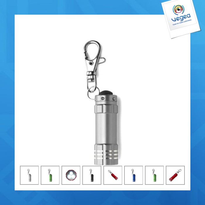 Aluminium torch key ring