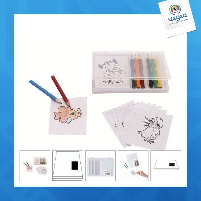 Animal colouring set