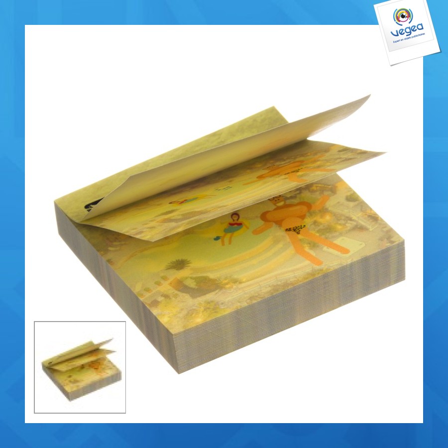 Animated sticky note pad 75x75mm