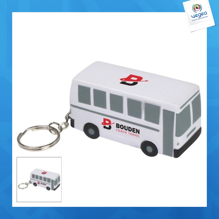Anti-stress bus keyring