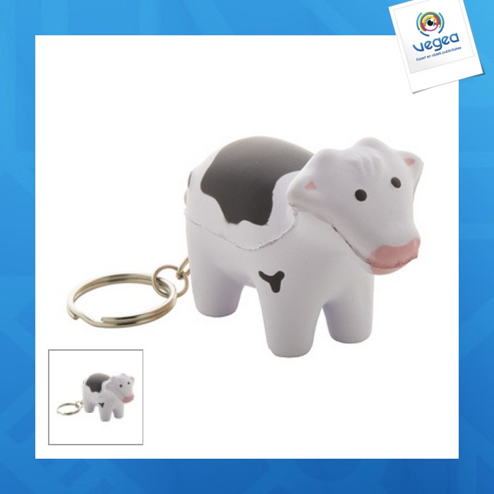 Anti-stress key ring milky