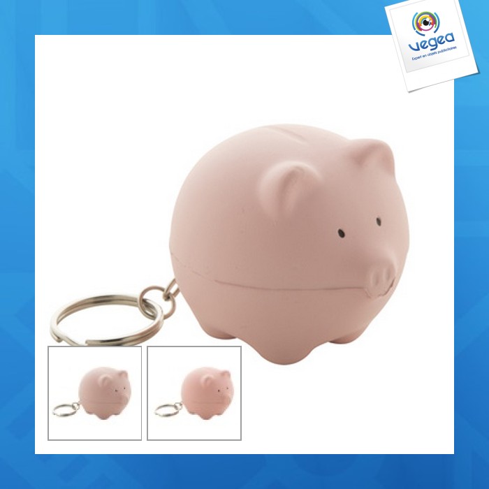 Anti-stress snowball key ring