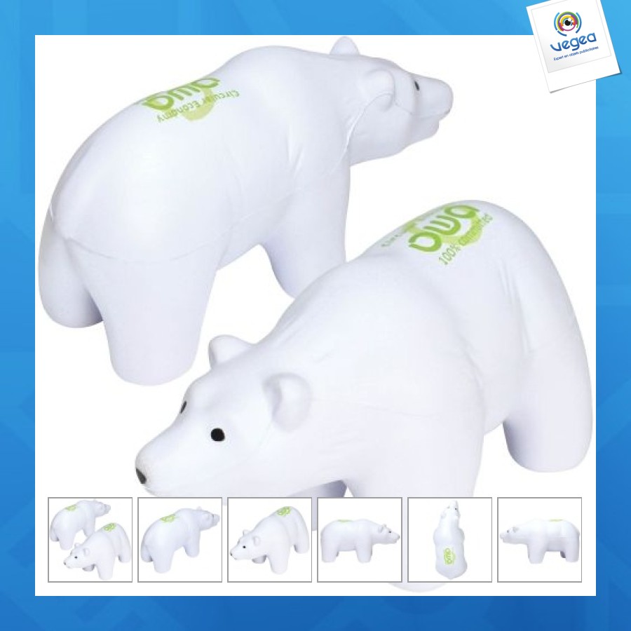 Anti-stress white bear