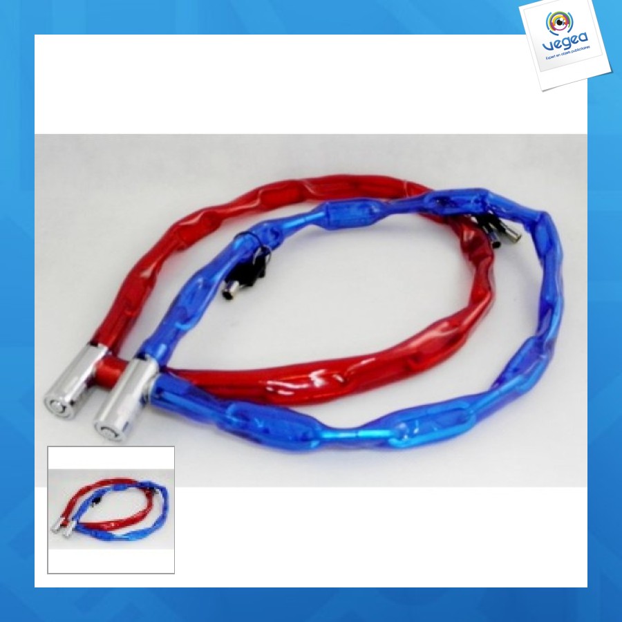 Antivol vélo scooter, chaîne 80cm