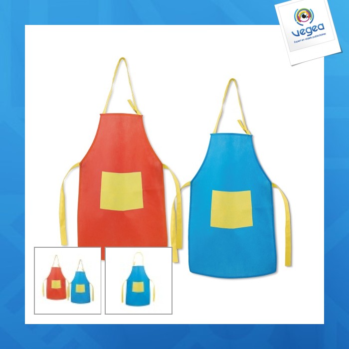 Apron for a non-woven child