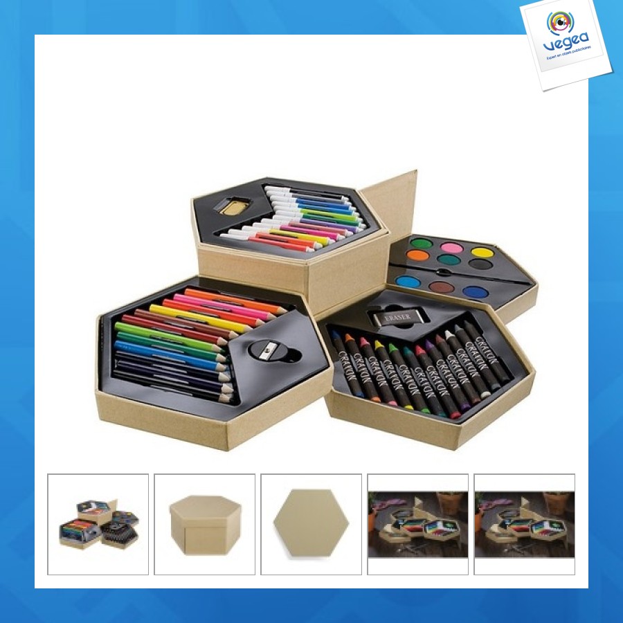 Artist paint set - pencils, markers, paints