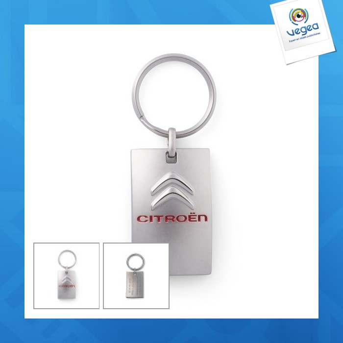 Auto curving key ring