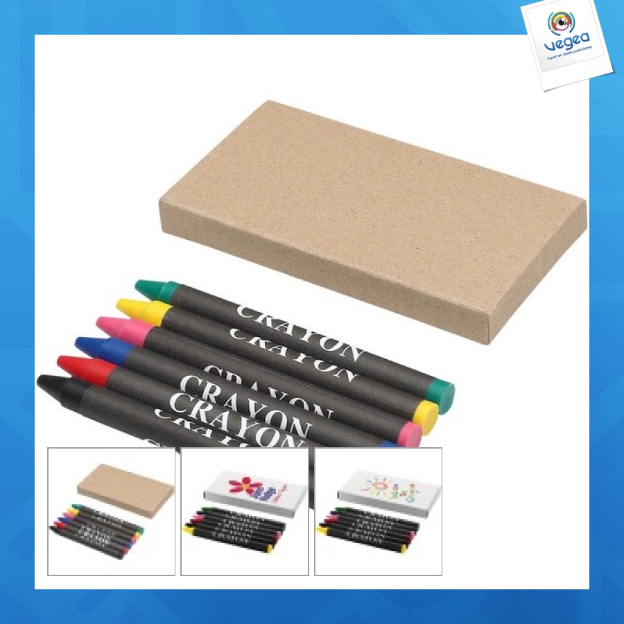 Ayo 6-piece coloured pencils