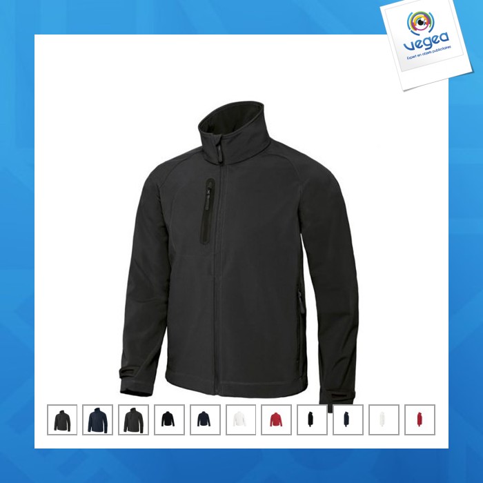 B&c men's x-lite soft shell jacket