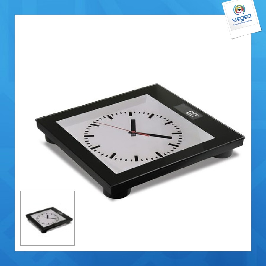 Balance de personnes en verre et plastique