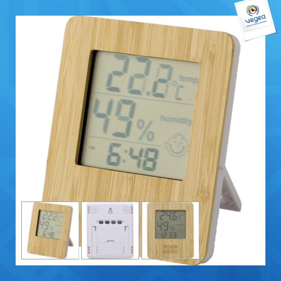 Bamboo and abs weather station