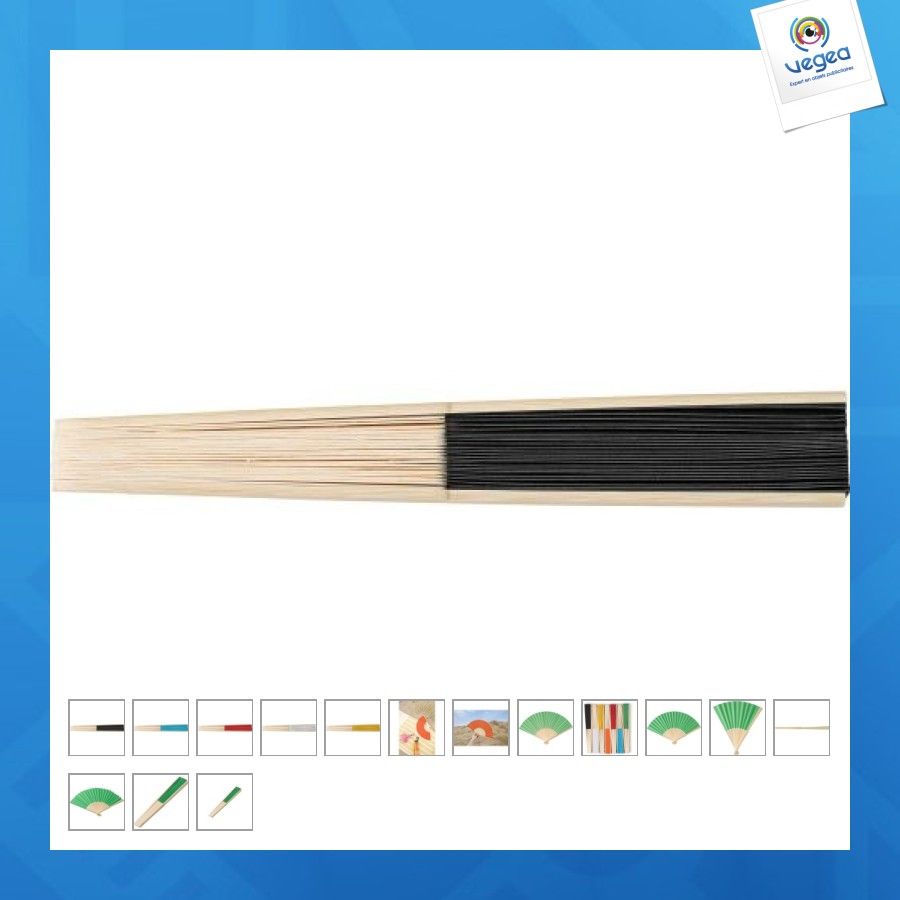 Bamboo and paper fan elio