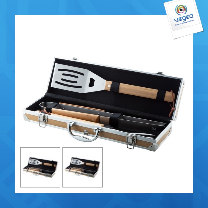 Bamboo barbecue set