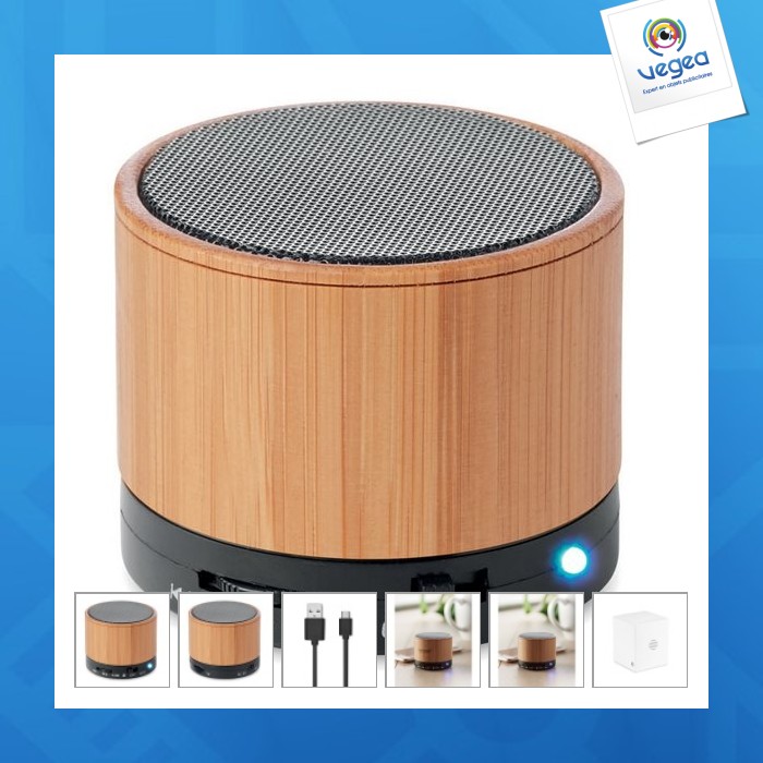 Bamboo bluetooth speaker