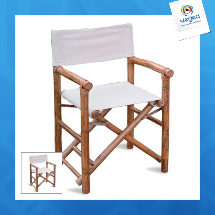 Bamboo director's chair