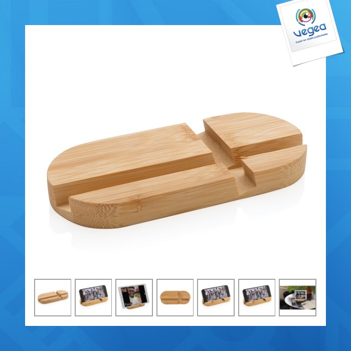 Bamboo tablet or phone holder