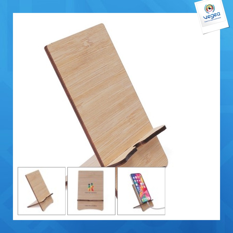Bamboo telephone holder