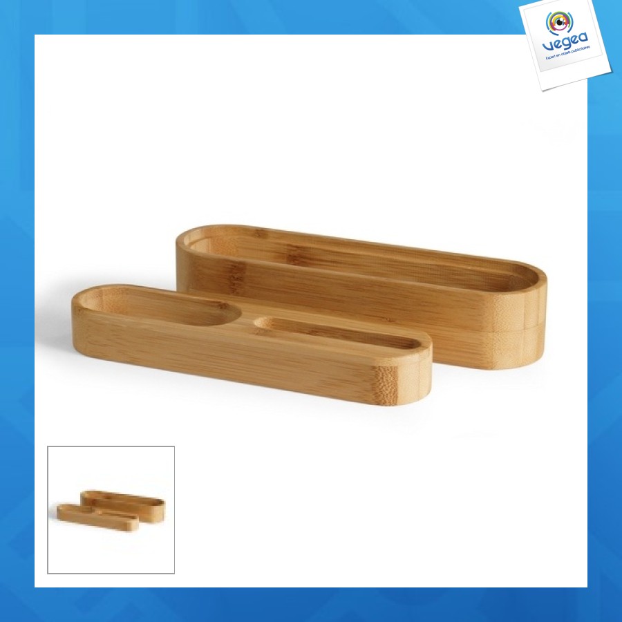 Bambu modular desk organizer