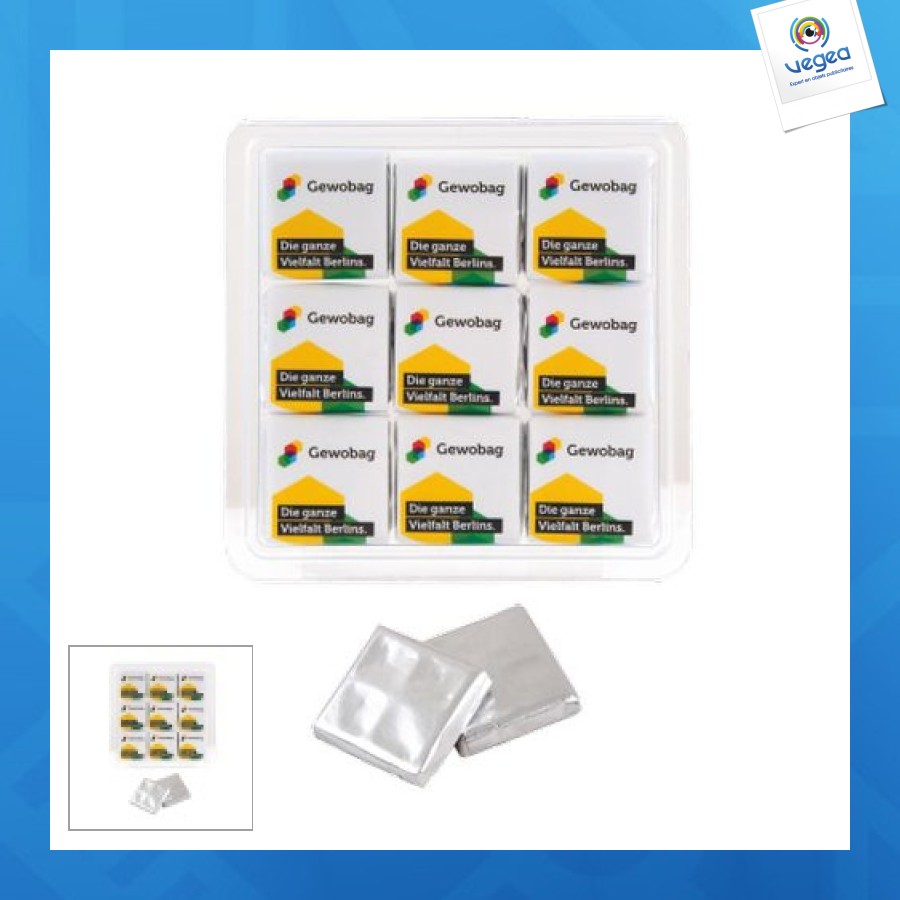 Barry callebaut transparent chocolate case