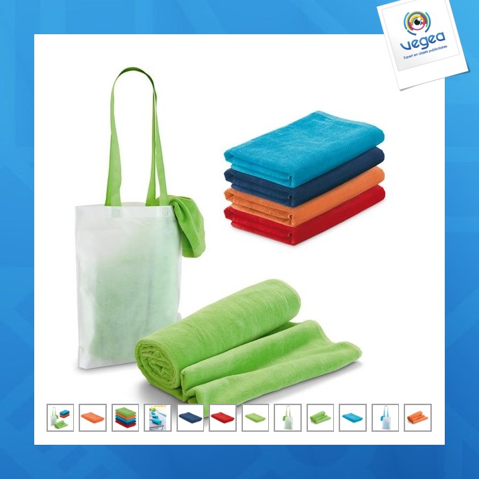 Basic beach towel with bag