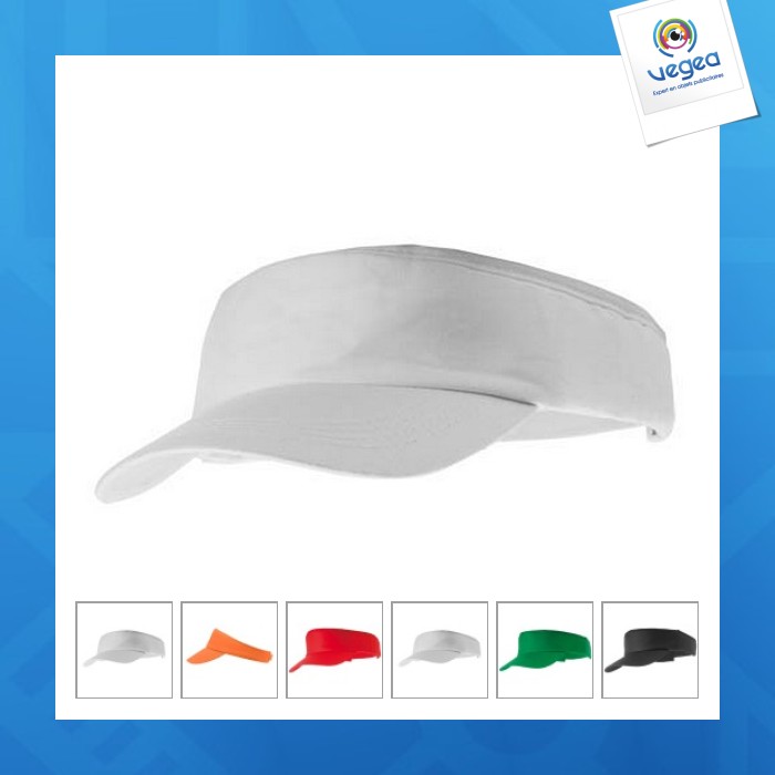 Basic cotton visor 