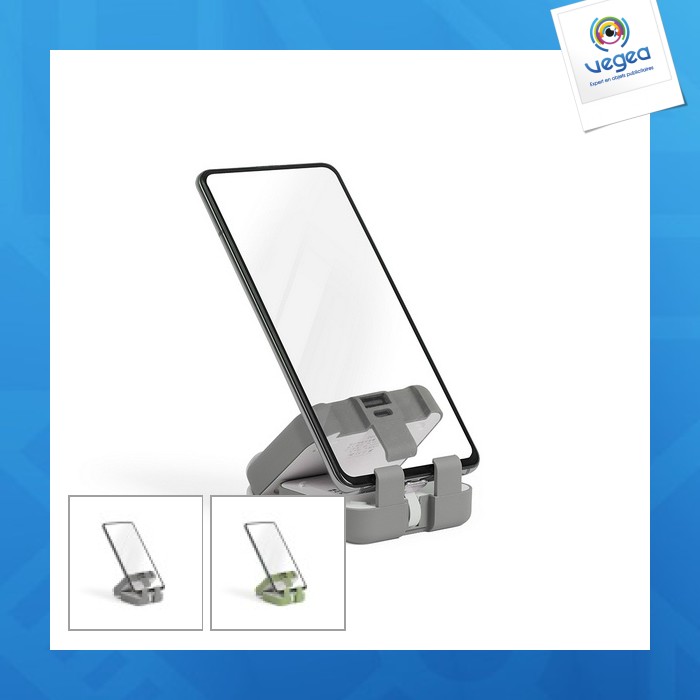 Battery backup phone holder