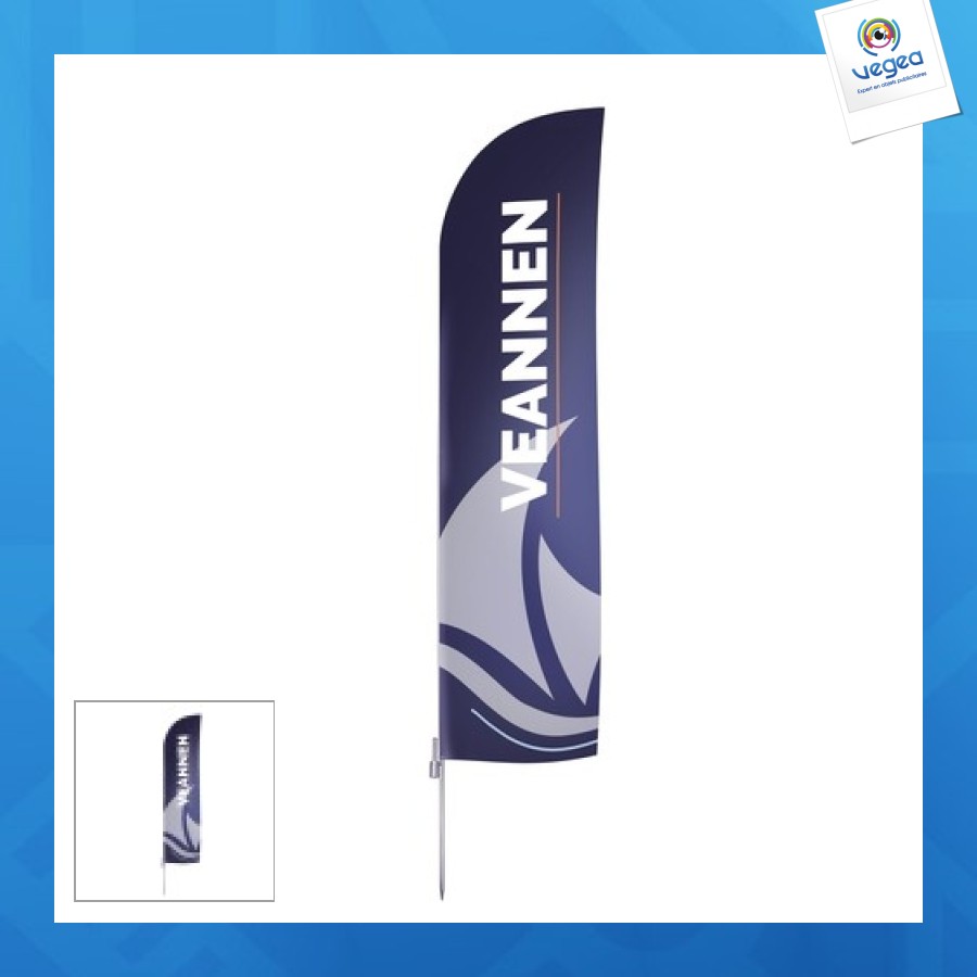 Beachflag 80 x 400 cm