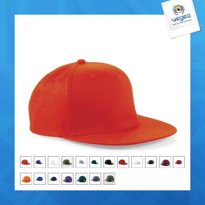 Beechfield 5-panel rapper-style cap