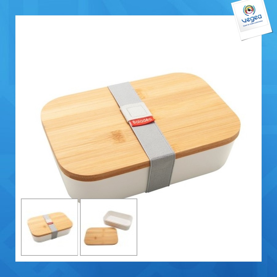 Bento 1 compartment with bamboo lid