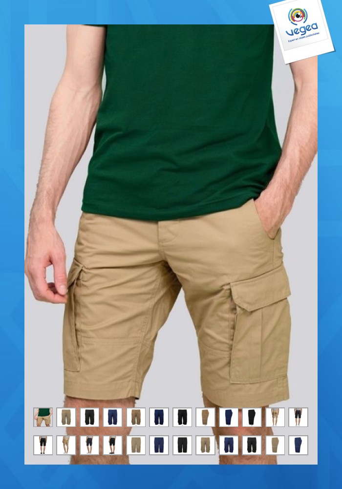 Bermuda shorts with jackson pockets