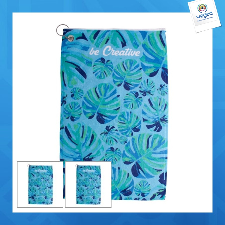 Birdie sublimated golf towel 