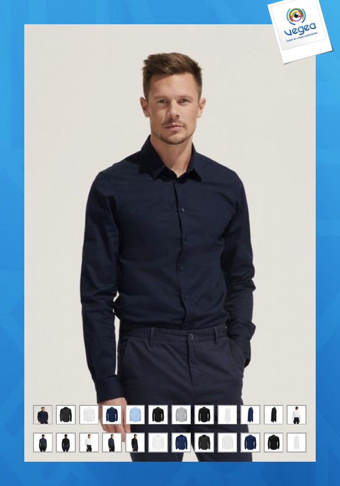 Blake slim fit stretch shirt