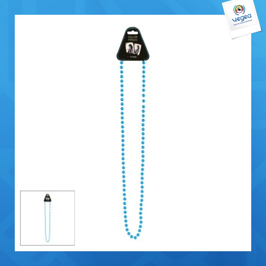 Blue bead necklace 