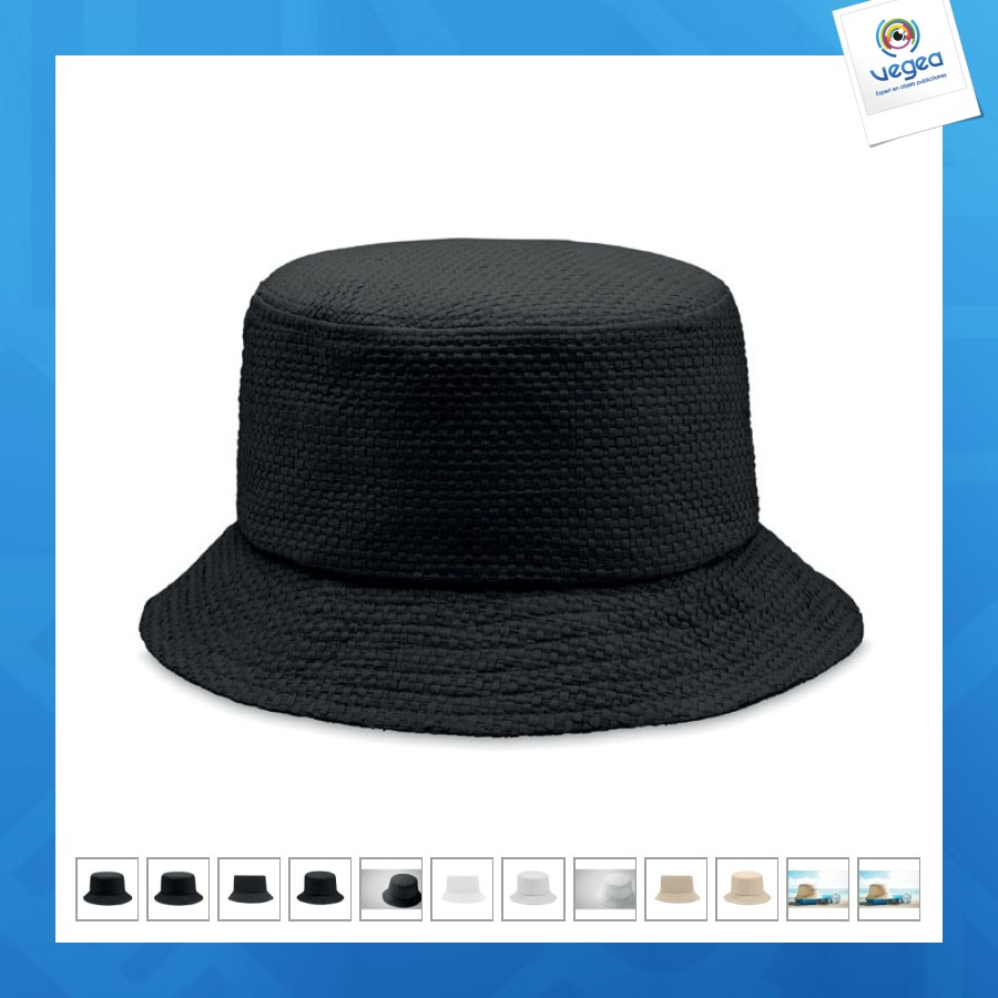 Bob hat made of paper straw