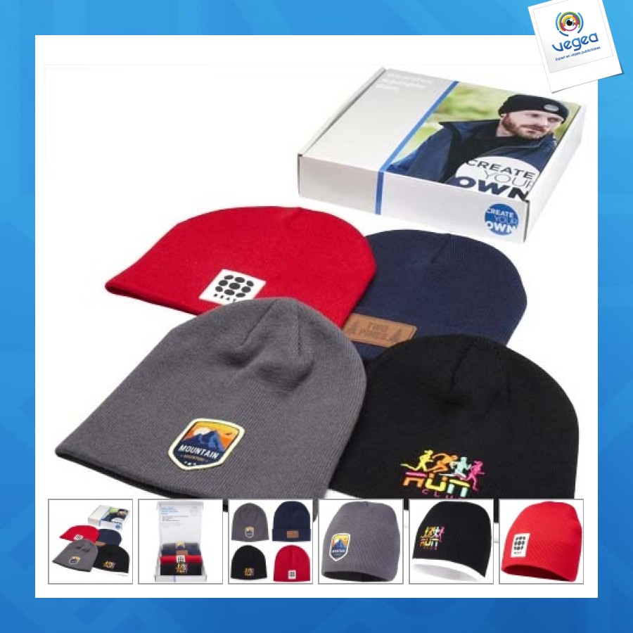 Boîte d'échantillons de bonnets 