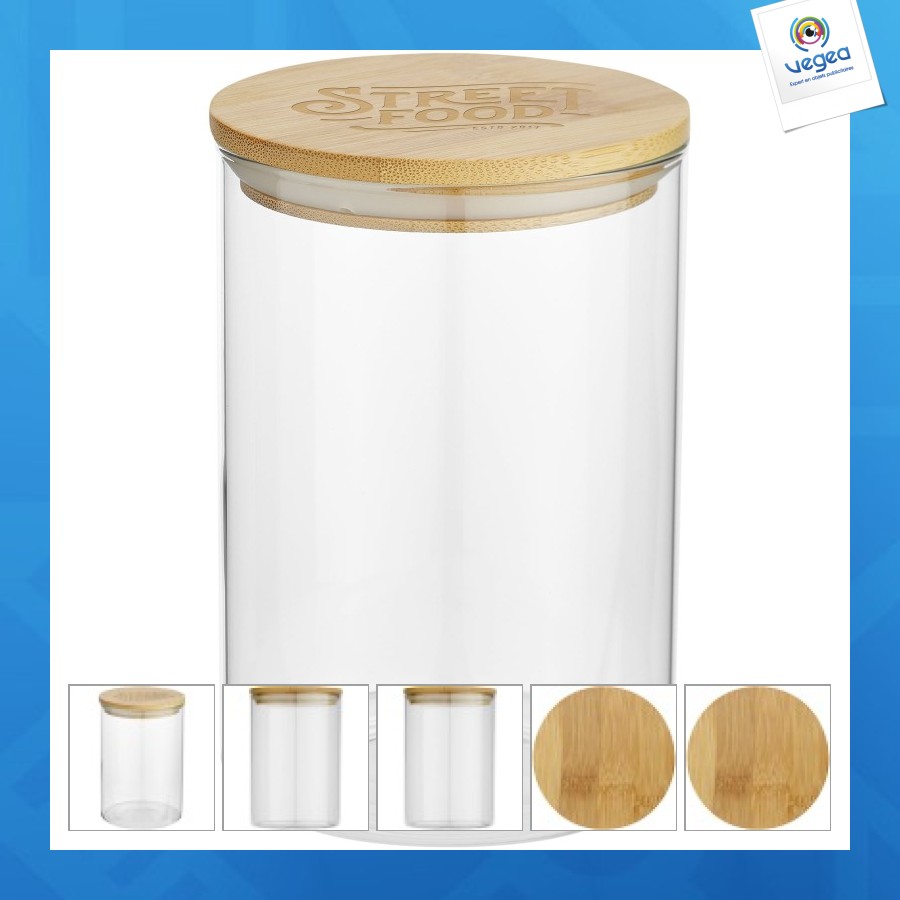 Boley 550 ml glass food container