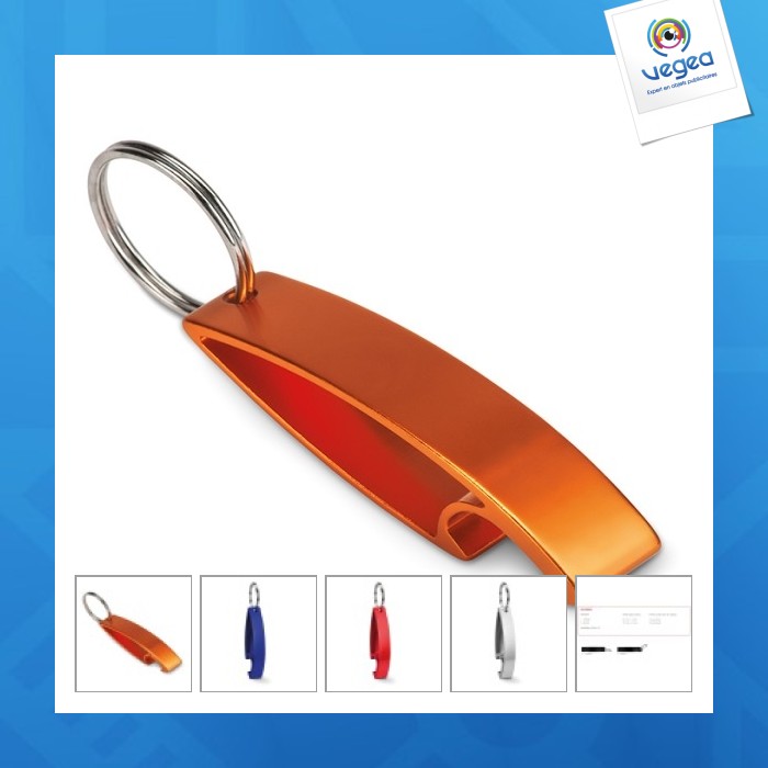 Bottle opener key ring
